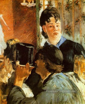  Manet Art - La serveuse réalisme impressionnisme Édouard Manet